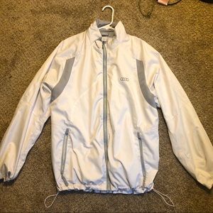 Rare White Audi Windbreaker